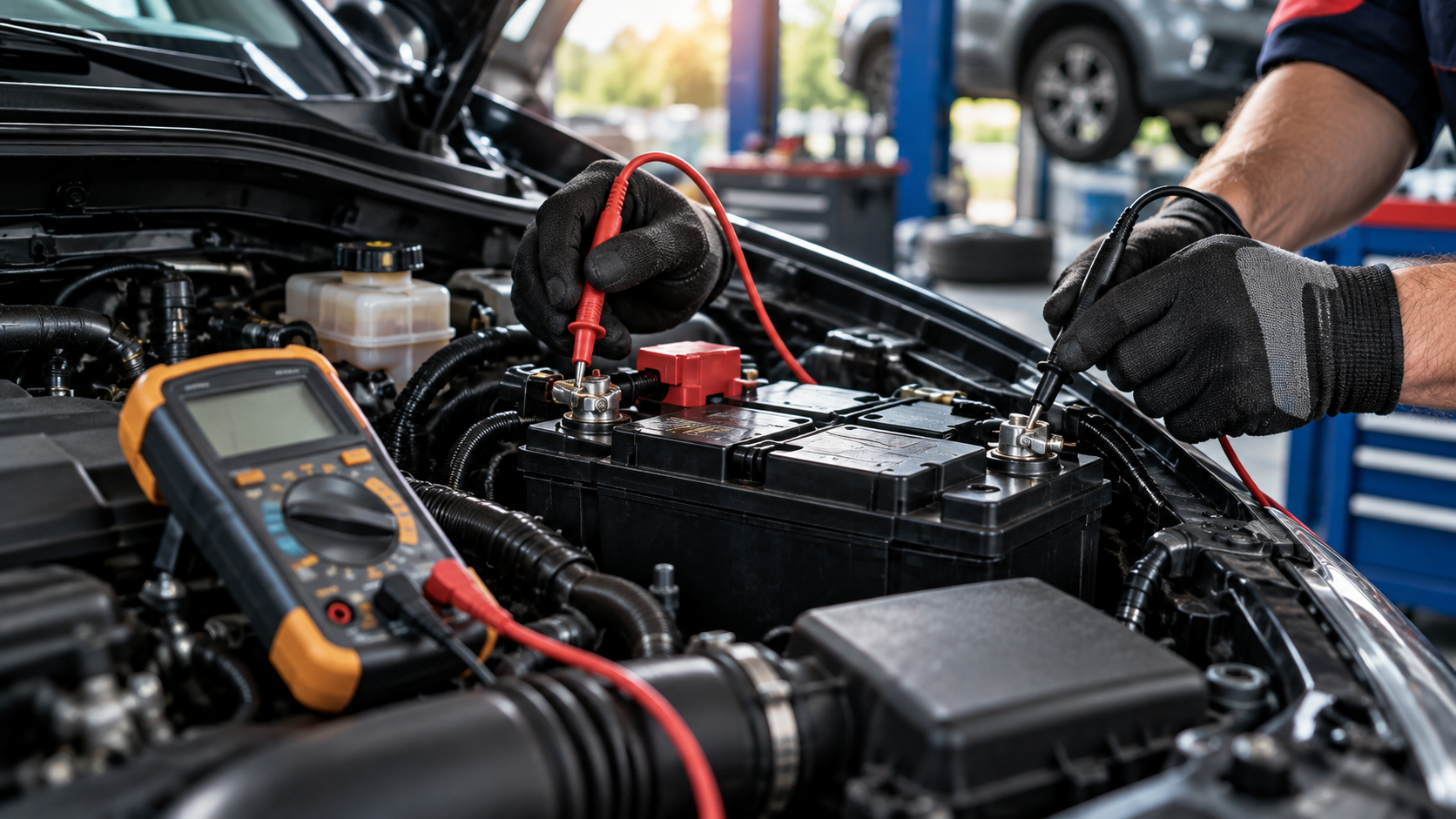 how many volts should a car battery have